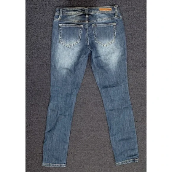 Dollhouse Jeans Women's Size 0 26x28Roll up Skinny Capri - Picture 2 of 6